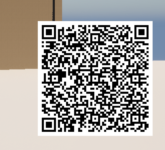 QR widget display